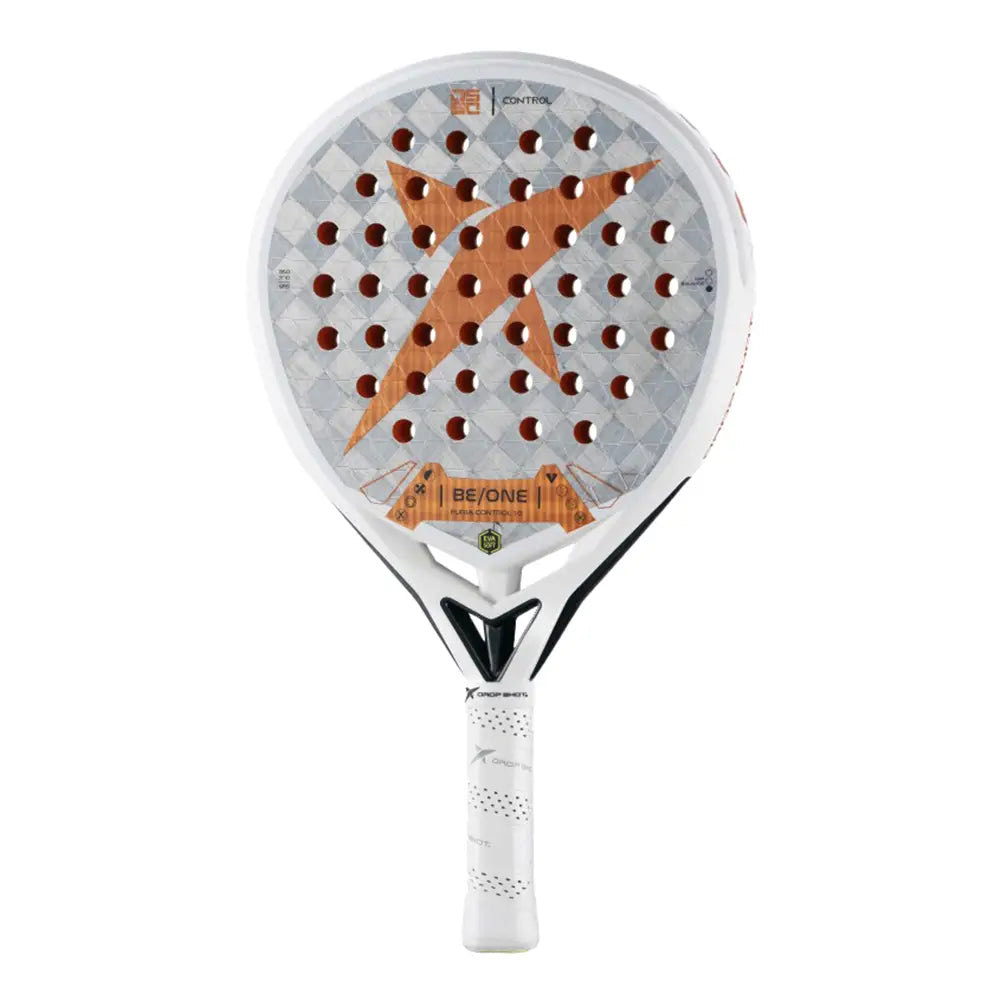 Vooraanzicht Drop Shot Furia Control 1.0 2025 | Rond padelracket met 18K Carbon, EVA Soft-kern en 3D Face. Maximale controle, precisie en comfort voor intermediaire spelers.