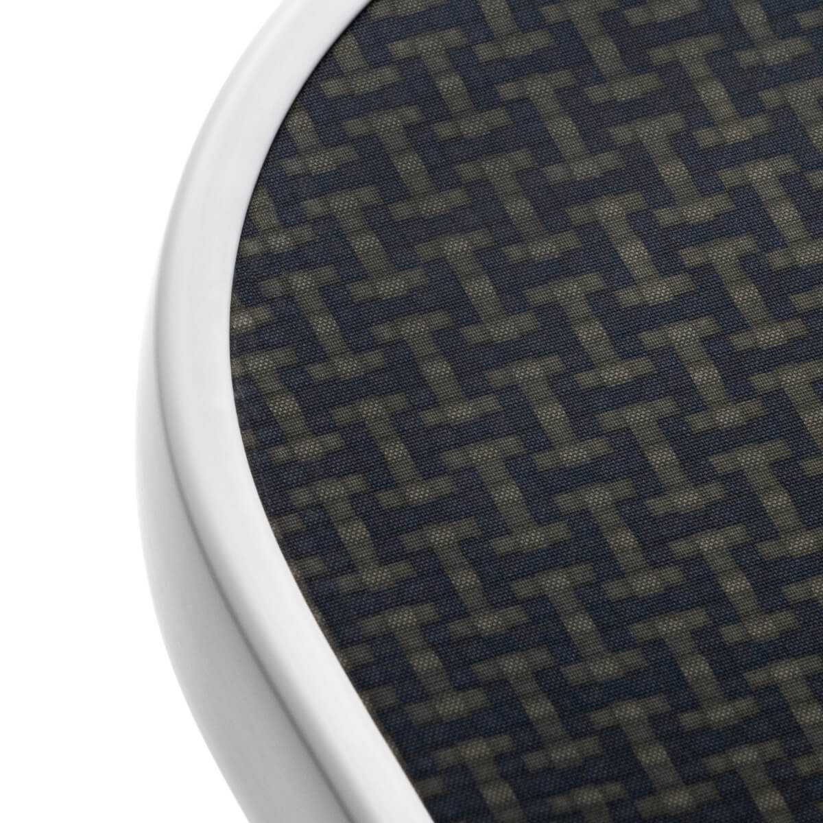 Selkirk SLK Halo Pro XL pickleball paddle zwart met blauwe schijn close-up carbon materiaal