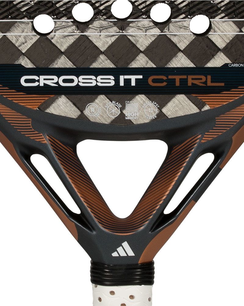Detail kader Adidas Cross It CTRL 2026 – Pro Controle & 15K Carbon | Spin Blade Mold