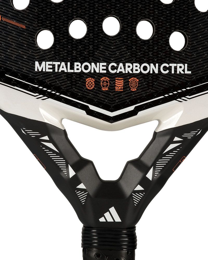 Detail kader Adidas Metalbone Carbon CTRL 2026 – Controle Padelracket | 6K Carbon