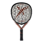 Vooraanzicht Drop Shot Blitz Attack 2025 padelracket – traanvormig model met 24K Carbon Twill, EVA Pro High Density-kern en trillingsdemping.