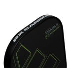 Detail Adidas RX Carbon ATTK 2025 pickleballracket – verlengd model met ruw carbon blad, 16 mm dikte en brede sweetspot voor agressief aanvallend spel.