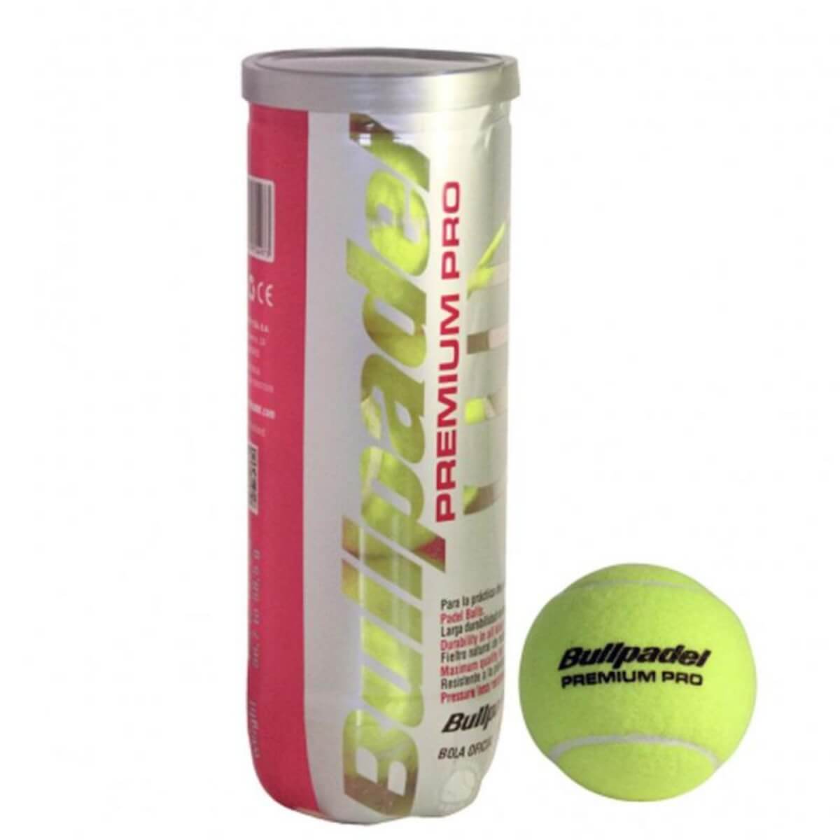 Bullpadel premium pro padel ballen 24x3 tube