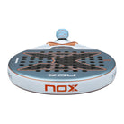 Bovenaanzicht Nox VK10 Ventus Control 12K by Aranzazu Osoro 2026 – Rondvormig padelracket met 12K Carbon en MLD Black EVA-kern. Licht, wendbaar en perfect voor controlegericht spel.