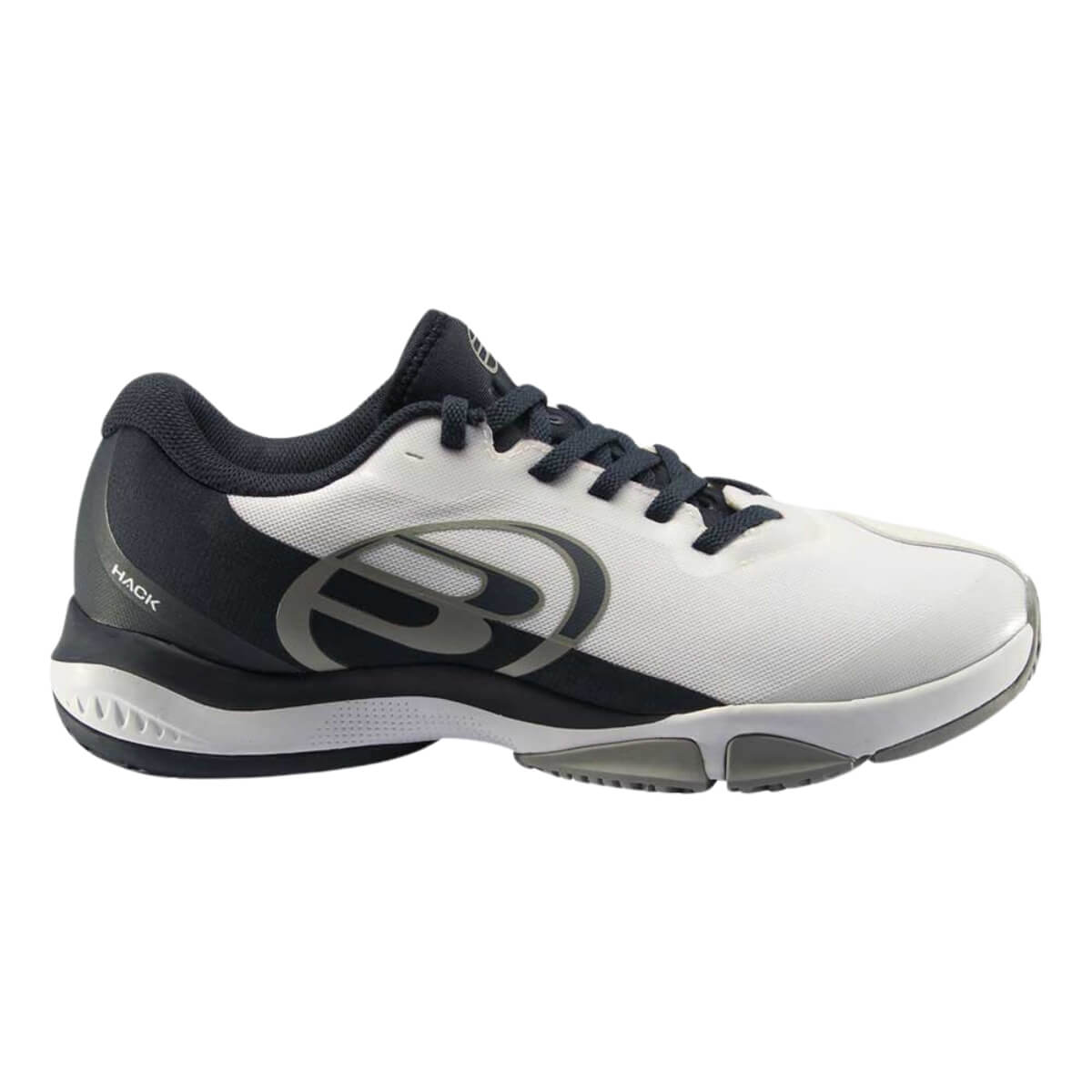 Padel schoenen Bullpadel Hack Hybrid Fly 23V zwart wit