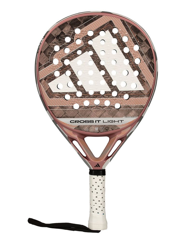 Vooraanzicht Adidas Cross It Light 2026 Lichtgewicht Racket | Carbon 24K & EVA Soft