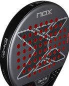 Slagoppervlak Nox ML10 Ventus Control 3K 2026 – Miguel Lamperti Edition. Rond padelracket met 3K Carbon, HR3 EVA-kern en Dual Spin-oppervlak voor maximale controle en precisie.