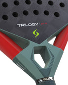 Detail Siux Trilogy Pro 2026 Ash Green – Controle Padelracket | 24K Carbon