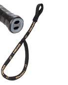 Koordje Head Coello Pro 2026 donker grijs padel racket met zwart Head logo en rode accenten.