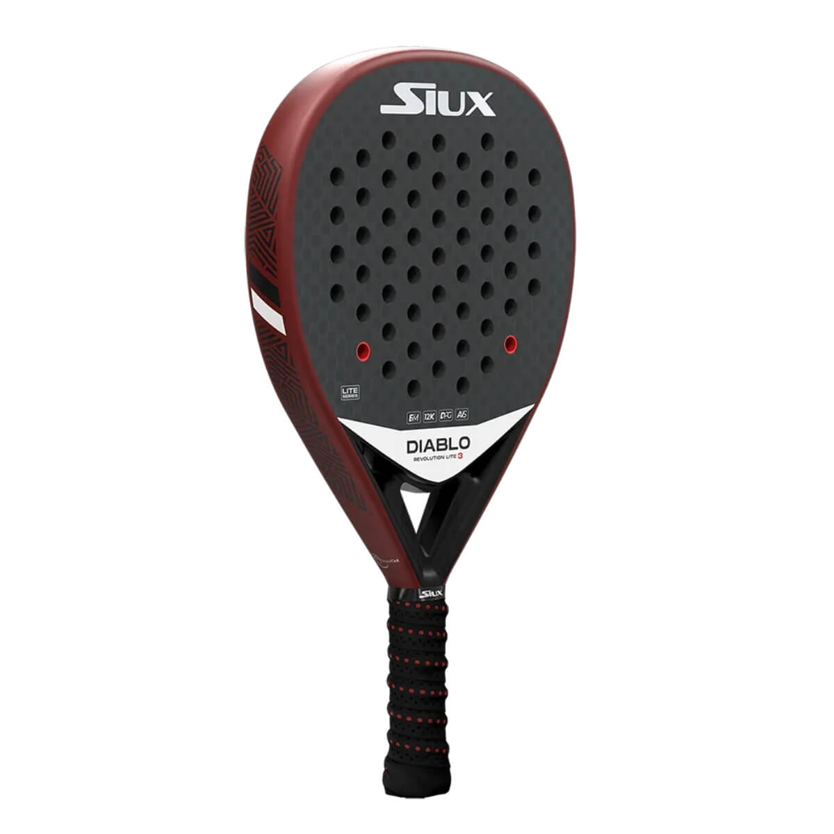 Siux Diablo Revolution Lite 3 2024 padel racket schuin vooraanzicht